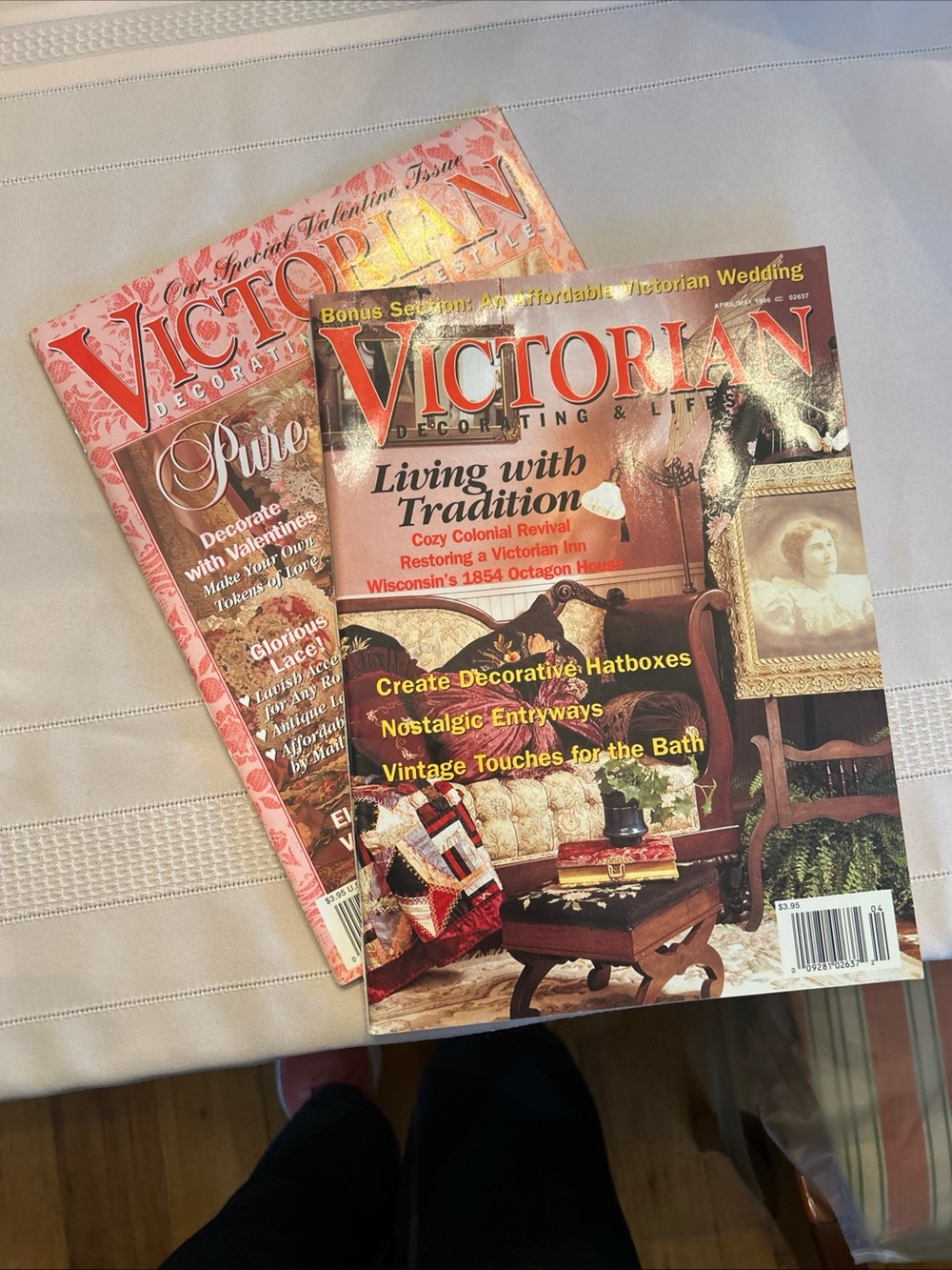 Victorian Decorating and Lifestyle Magazines, Lot of 2 1996